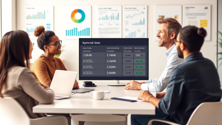 Imagem ilustrativa de um empréstimo pessoal, mostrando pessoas felizes com soluções financeiras.