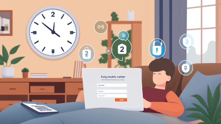 Imagem ilustrativa de um empréstimo pessoal rápido e seguro, destacando a facilidade e a segurança da solicitação online.