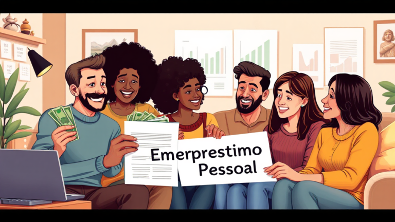 Imagem ilustrativa de um empréstimo pessoal sem comprovação de renda, destacando a facilidade de acesso ao crédito.