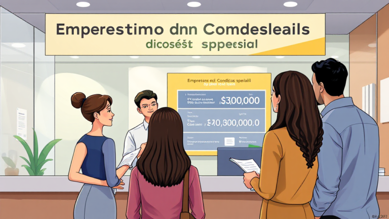 Imagem que ilustra as condições especiais do empréstimo pessoal disponível para clientes com diversas situações financeiras.