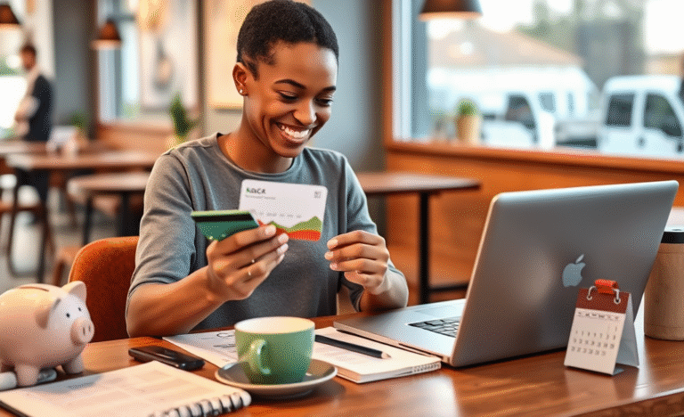 Um cartão de crédito com a possibilidade de construir um histórico financeiro saudável.