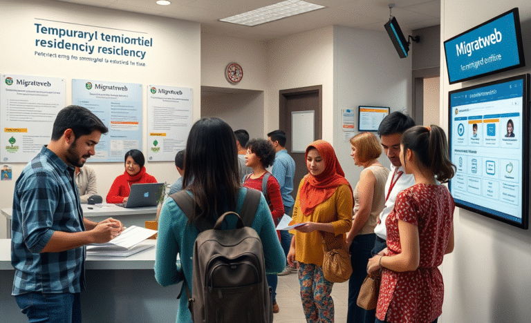 Imagem ilustrativa sobre a residência temporária no Brasil.