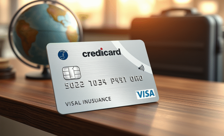 Imagem do Cartão Credicard Visa Platinum com seus benefícios destacados.