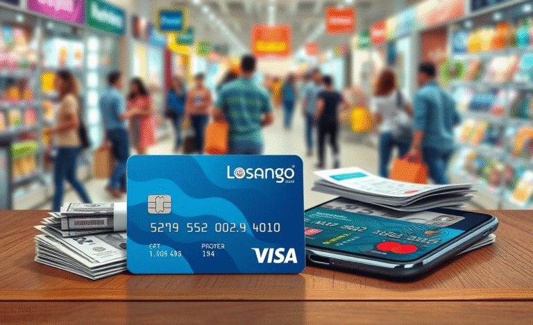 Imagem do Cartão Losango Visa Nacional destacando suas características e benefícios para o usuário.