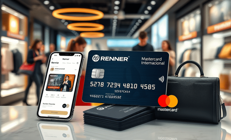 Imagem do Cartão Renner Mastercard Internacional, destacando suas características e benefícios exclusivos.