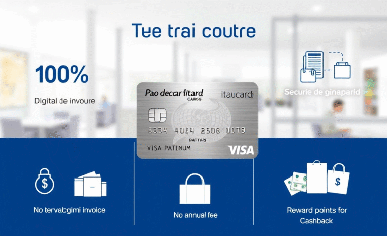 Cartão Pão de Açúcar Itaucard Visa Platinum com benefícios exclusivos para compras.